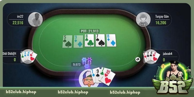 Bí kíp giúp bạn làm chủ bàn Poker tại B52 Club