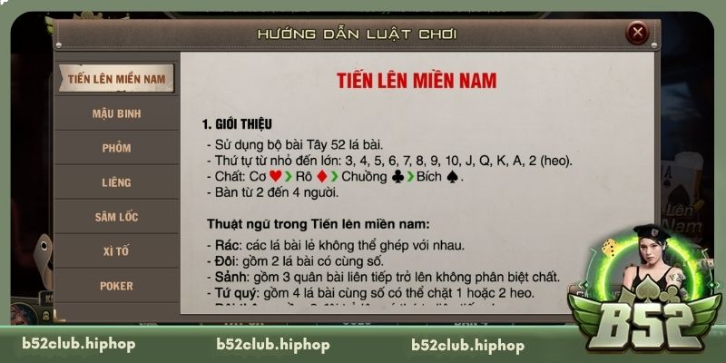 Luật chơi cơ bản cần ghi nhớ khi tham gia Tiến lên miền Nam