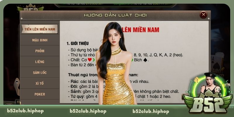 Luật chơi game bài Tiến lên giúp làm chủ cuộc chơi tại B52