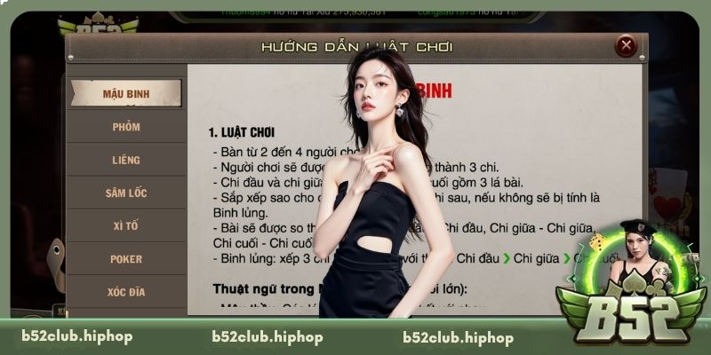 Luật chơi Mậu Binh cơ bản cho người mới bắt đầu