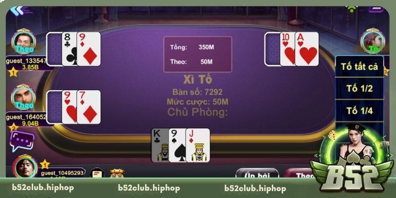 Quy định về giá trị và thứ tự sức mạnh trong Xì tố